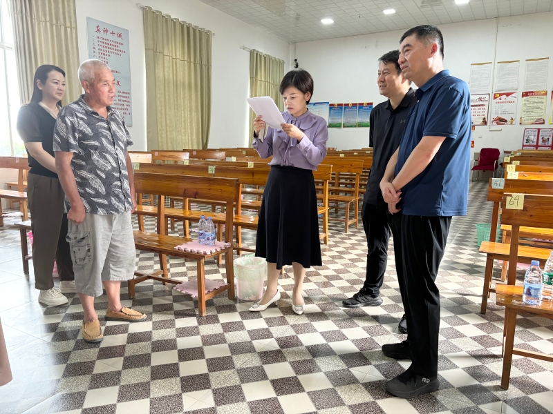 建湖县委常委,统战部部长王茜开展夏季高温期间宗教活动场所安全调研